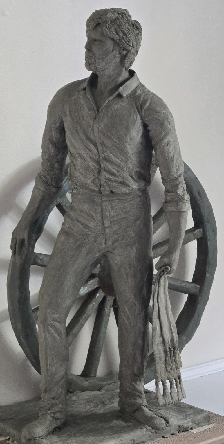 AEN MISHKAMAKAYT (in progress) – One-third life scale. Oil clay. (63 cm x 72 cm x 18 cm)